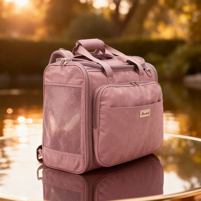 Sensidog 'GoTogether' draagtas - reistas of rugzak - mauve - voor kleine honden tot 8kg en katten - stijlvolle hondentas / kattentas