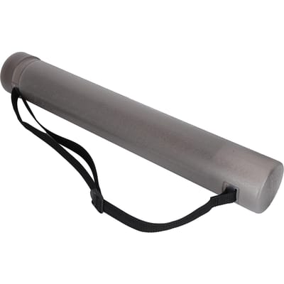 Verfbuis Plastic Rond Tekenen Opbergen Telescopisch Mat Textuur Kunstbenodigdheden Donkergrijs donkergrijze kleur