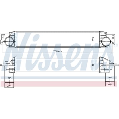 Intercooler NISSENS 96411
