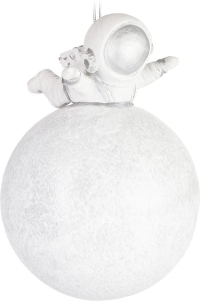 BRUBAKER Astronaut - Handgeschilderde Glazen Kerstbal - Handgeblazen Kerstversiering - Grappige Kersthanger - Kerstboom Decoratie - 11.5cm
