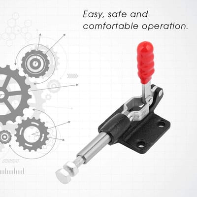 Dailygoods- Toggle Clamp - Snelspanner Gereedschap - Verstelbaar - Stevige Werkstukvastheid - Gegalvaniseerd Ijzer - 240kg Trekkracht