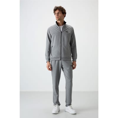 Heren Gebreide Fleece Sweater en Broek Set