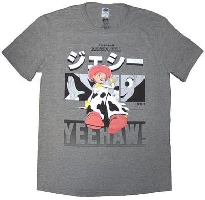 Disney - Toy Story Jessie Yeehaw Heren T-shirt - S - Grijs