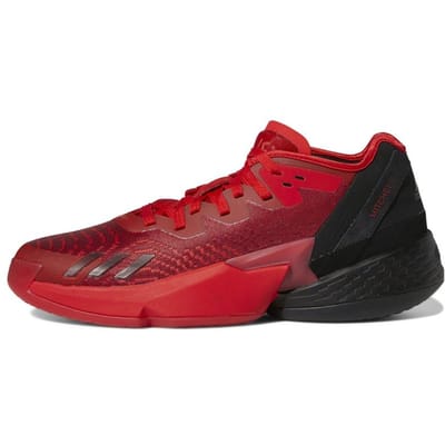 D.o.n.-basketbalschoen voor heren Uitgifte 4 Levendig rood/kernzwart/team Victory Red