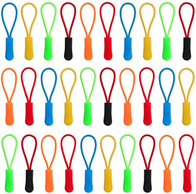 Pack van 30 Nylon Ritssluitingen voor Kleding, Rugzakken en Schoenen - Ideaal voor Buitenactiviteiten