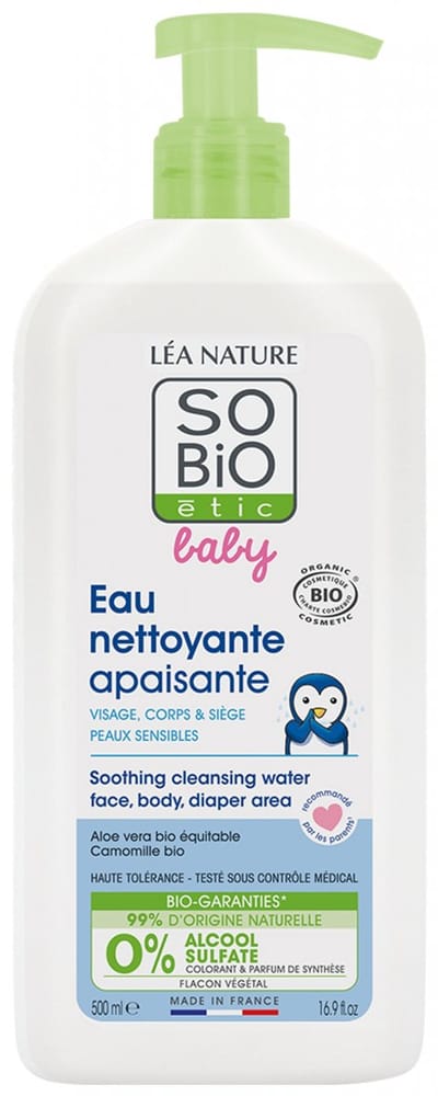 Léa Nature SO BIO étic Baby Biologisch Verzachtend Reinigingswater 500 ml