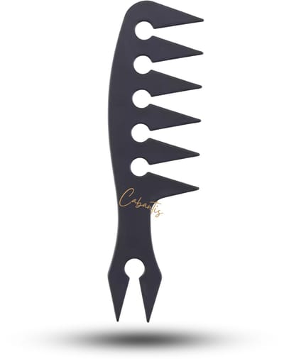 Cabantis® Antiklit Styling Kam – Professionele Kapper Kam – Ideaal voor Moeilijk Haar – Haaraccessoire voor Perfecte Styling - Zwart