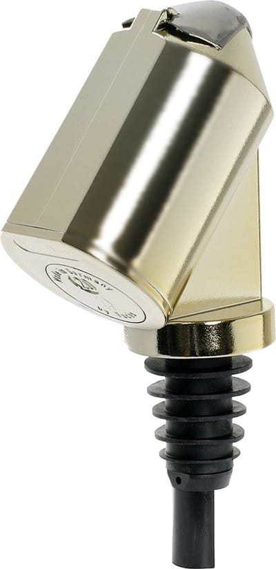 Maatschenker "Bottle Master 3000", voor 0,5 - 1,5 liter flessen, schenktuit, goud, 20 ml