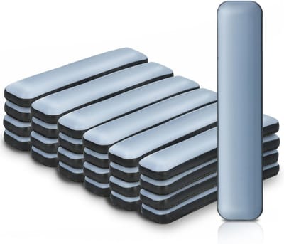 24 Zelfklevende Teflonglijders Rechthoekig voor Meubels 16x75mm - Krasscheurbescherming