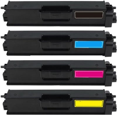 Toners Geschikt voor Brother TN-900 | Multipack van 4 stuks Geschikt voor Brother HL L9200CDWT, HL L9300CDWT, MFC L9500, MFC L9550