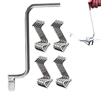 Prikkeldraad Spanner – 20x Draadspanners met Handgreep – Metalen Hek- en Draadspantool voor Snelle Bevestiging