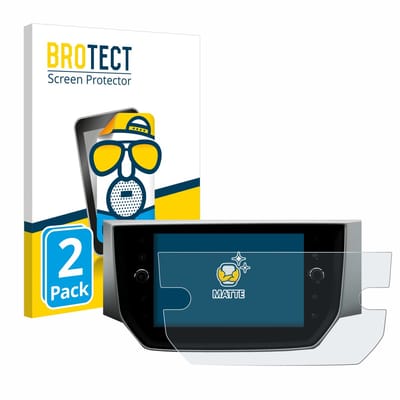 BROTECT - Screenprotector voor Seat Ibiza Media System Pro 8" - Folie Beschermfolie matte 2 Stuks