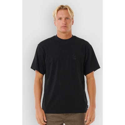 Rip Curl Heren Zoeken Embriodery Tee - Black
