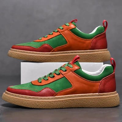 Herenschoenen Sneakers Herentennis Luxe schoenen Heren casual Trainer Race Ademende mode loafers hardloopschoenen voor heren 44 brown