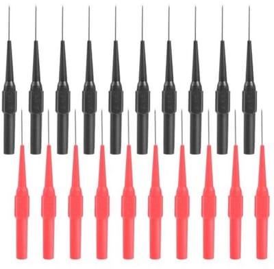 Meetpunten voor Multimeter - 20 Stuks Testsonde met Naald en Bananenstekker