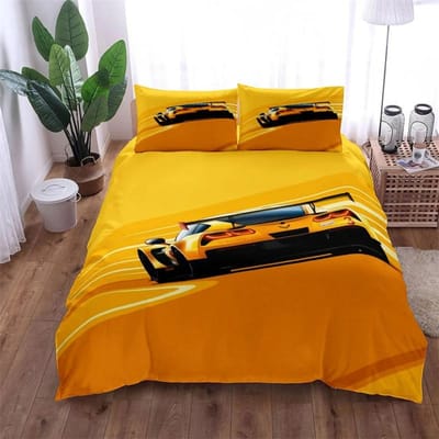 Gt3 Rally Dekbedovertrek Set King Queen Double Full Twin Eenpersoons Maat Beddengoed Set 240x220cm 3pcs