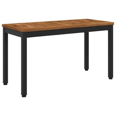 vidaXL - Tuinbank - 80,5 - x - 35 - x - 45 - cm - Massief - Acacia - Hout - Naturel - en - Zwart