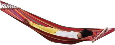 Hangmat voor Tuin - Buitenhangmat Camping - Ontspannen in de natuur - Anti-rollover ontwerp - 200x80 cm - Kleur B