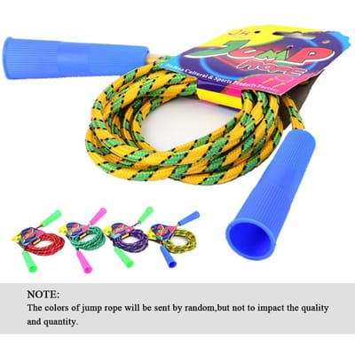 Verstelbaar Springtouw Vrouwen Mannen Springtouw Kinderen Springtouw voor Thuis Gym Workout Fitness color by random