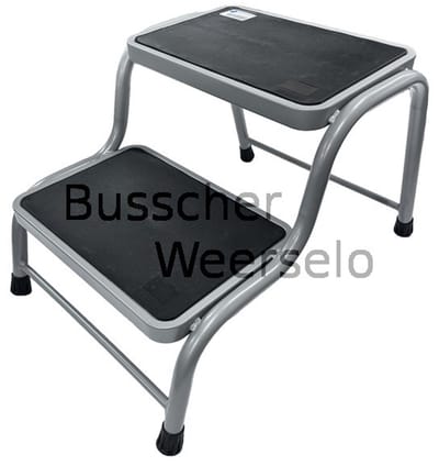Bed opstapje - Uitermate geschikt voor zwangere met een verhoogd bed - zwanger opstap 2 tredes - ook te gebruiken voor keuken of caravan