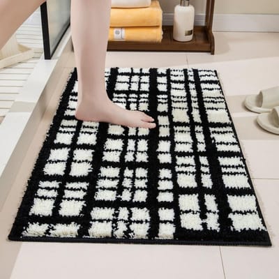 Badkamervloermat Deur Badkamer Absorberende Deurmat Toilet Antislip Tapijt Toiletmat Deurmat Entree en Entree Vloermat 50x80cm