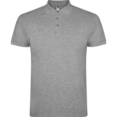 Roly Heren Star Heather Poloshirt (Heide Grijs)