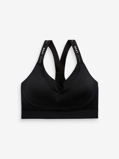 Next - Dames - Active high-impact Dry Tech B-G sportbeha - Zwart