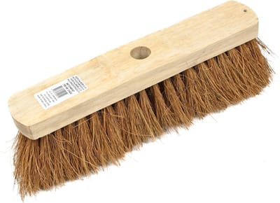 Benson Zaalbezem - Hout met kokos borstels - 30 cm - Bezemsteel niet inbegrepen