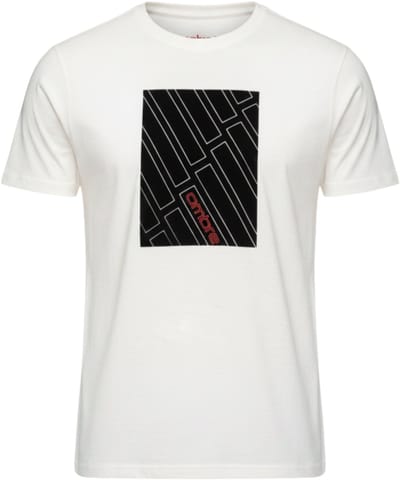 OMBRE T-shirt - Regular Fit - Korte Mouw - Printopdruk Wit S