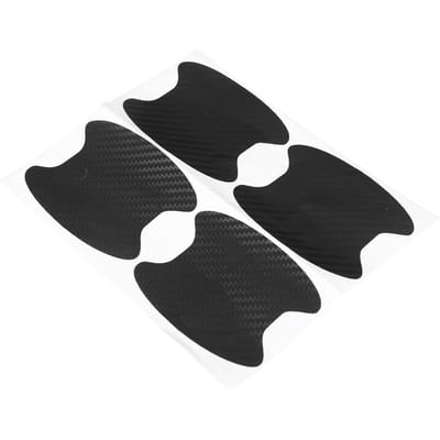4 stuks Deurhendel Kom Deksel Trim Koolstofvezel Beschermer Krasbestendige Stickers voor Auto Vrachtwagen Universeel
