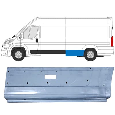 Reparatiepaneel achterspatbord voor Opel Movano 2021-2026 / Links