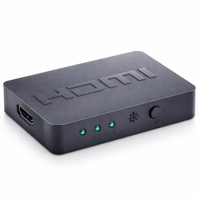 HDMI schakelaar - 3 poorts - Zwart - Allteq