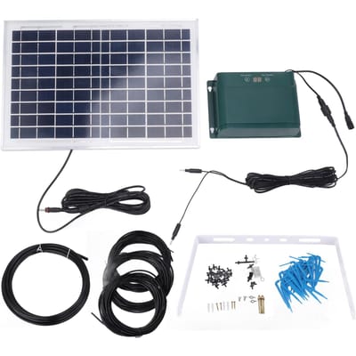 Kit d'irrigation goutte à goutte Kit d'irrigation goutte à goutte automatique solaire Alimenté par énergie solaire Auto Facile à faire soi-même Système d'arrosage