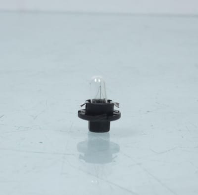 Mini ampoule avec culot plastique noir 1/4 tour 12V 1.2W BX8.4d Flosser 419103 pour auto moto scooter quad