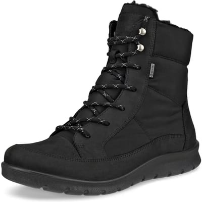 ECCO Babett dames veterboot - Zwart - Maat 39