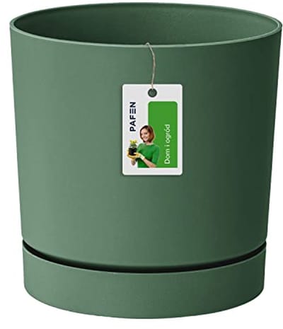 Afdichtingsbedekking 11 x Ø 10,8 cm - Ronde Bloempot met Schotel voor Binnen en Buiten
