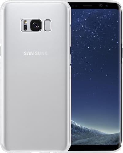 Hoesje - Geschikt voor Samsung Galaxy S8 - Sterk & Shockproof - Siliconen Case - Hoes Cover - Telefoonhoes - Transparant