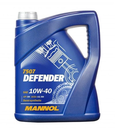 Mannol Defender | 10W40 | Semi-Synthetische Motorolie | 5 Liter | De Oliereus