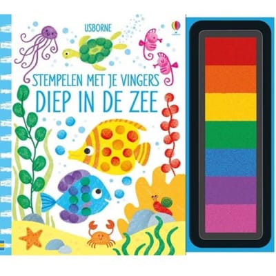 Stempelen Met Je Vingers Diep In De Zee - Stempelen Met Je Vingers