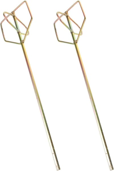 Mixer Staaf - Beton Mixer - Materiaalmengen - Stevige Staalconstructie - 48.7 x 12.5 cm - Goud