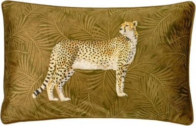 Kussenhoes - Decoratief Sierkussen - Interieur Verfraaien - Zacht Velours Materiaal - 30 x 50 cm - Goud