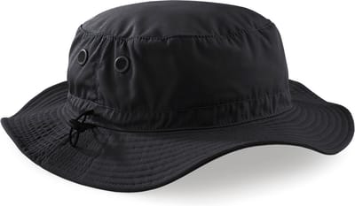 Cargo bucket hat - Vissershoedje - Zonnehoed - Hoedje - UPF50+ bescherming - 61 cm - Zwart