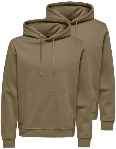 Only & Sons Heren hoddie 2 pack Connor