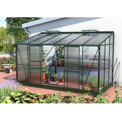 Vitavia Tuinkas Ida 7800 - Polycarbonaat 4mm - Smaragd - 387x201x221cm
