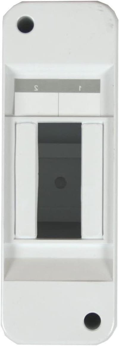 Stoppenkast Opbouw - Zekeringkast - Elektrische Installatie - Ruimte voor 2 modules - 75 x 65 x 5 cm - Wit