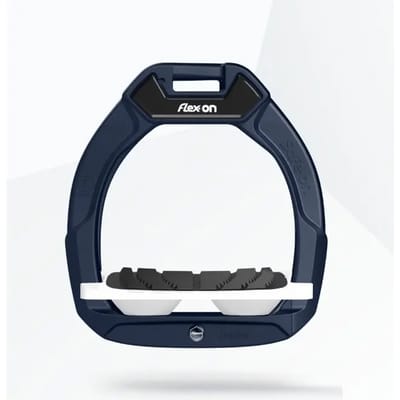 Veiligheidsstrijgers Paardrijden Incliné Grip Marine/Wit/Wit Kind Flex-On Safe-On