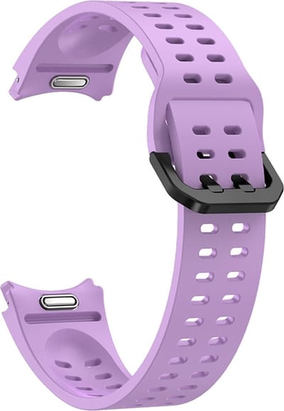 Siliconen bandje - geschikt voor Samsung Galaxy Watch 7 / Watch FE / Watch 6 / Watch 6 Classic - paars
