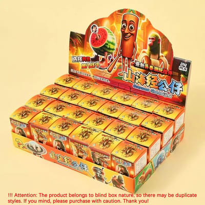 24 STUKS Italiaanse Hersenkronkel Blind Box - Tralarero Tralala Tun Tung Sahur Bombardinocrocodilo Schattige Verzamelfiguur Sleutelhanger Cadeau orange