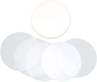 Dailygoods- Badgefilm 100 stuks - Badge Wrap - PVC-folie - Transparante Beschermfolie - Ronde Badgeknoppen - 25 mm - Badges