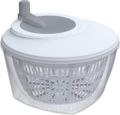 Grote Salade Centrifuge Kunststof Wit 24 CM
